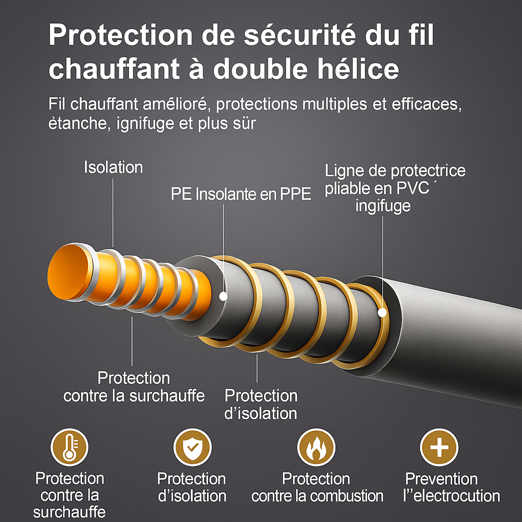 Couverture Chauffante 220V