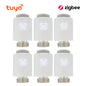 Tuya Smart Zigbee 3.0 TRV Radiator Actuator Valve Thermostatic Radiator Valve Temperature Controller Support Alexa Google Home
